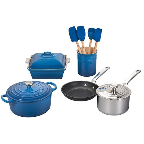 12pc Mixed Material Kitchen & Cookware Set Marseille