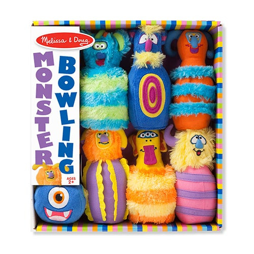 Plush Monster Bowling Game Ages 2+ Years