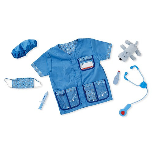 Veterinarian Role Play Costume Set Ages 3-6 Years