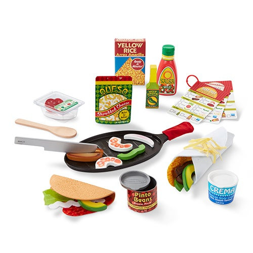 Fill & Fold Taco & Tortilla Play Food Set Ages 3+ Years