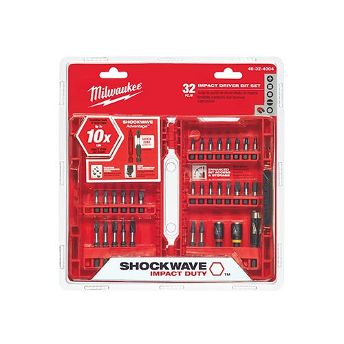 32pc Shockwave Driver Bit Set