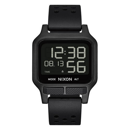 Heat All Black Digital Rubber Sports Watch