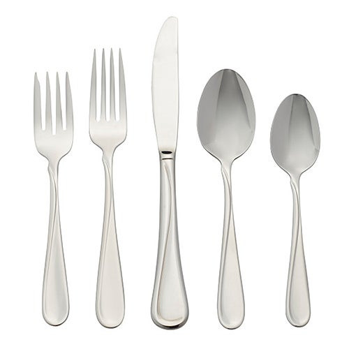 65pc Flight 18/0 Stainless Steel Flatware Set