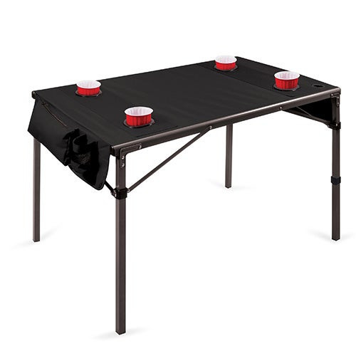 Travel Table Portable Folding Table Black