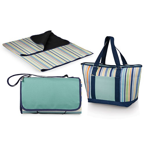 Outdoor Picnic Blanket & Topanga Cooler Tote Bag St Tropez