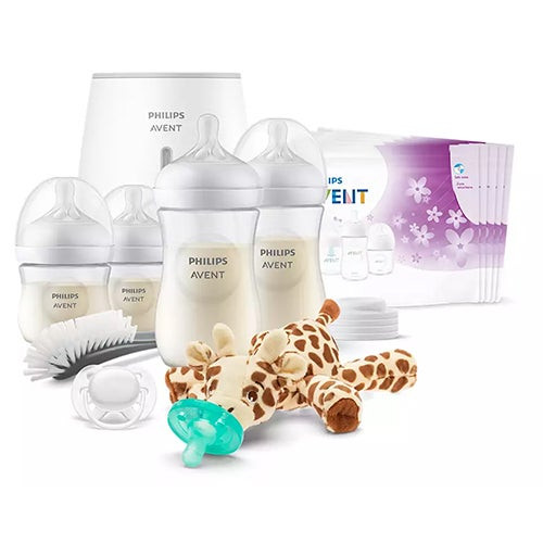 Natural Response All-in-One Bottle Gift Set w/ Snuggle Giraffe Plush