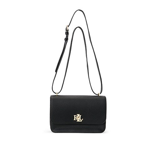 Sophee Medium Pebbled Leather Bag Black