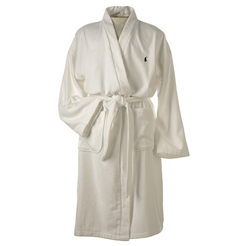 White Cotton Robe Size S/M