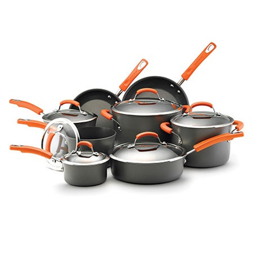 14pc Hard Anodized II Cookware Set