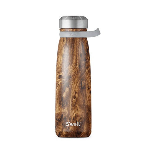 40oz Stainless Steel Traveler Teakwood