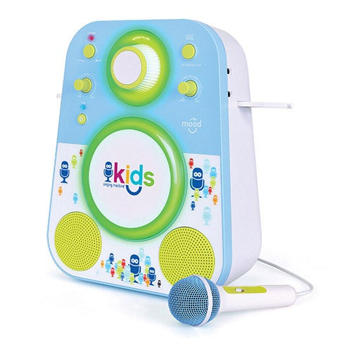 Kids Bluetooth Sing-Along System Blue and Green Ages 4+ Years