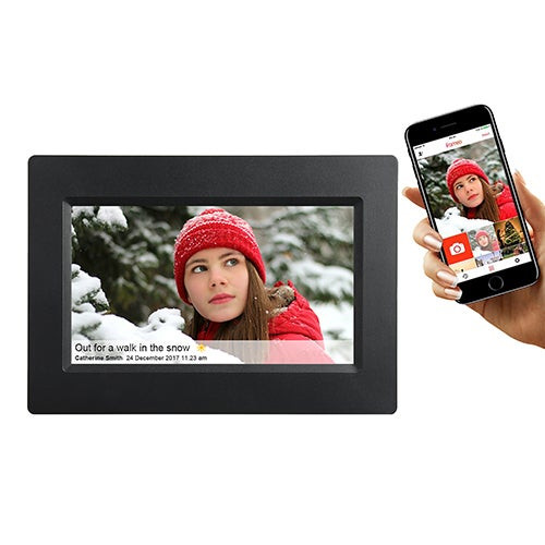 7" Smart Photo Frame Black