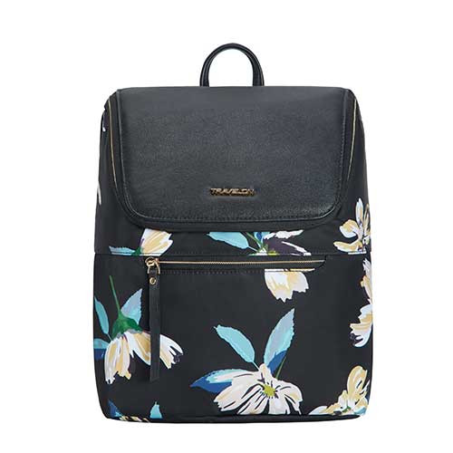 Anti-Theft Addison Backpack Midnight Floral