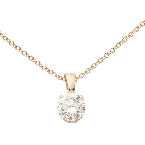 14k Yellow Gold Diamond Necklace .33ct
