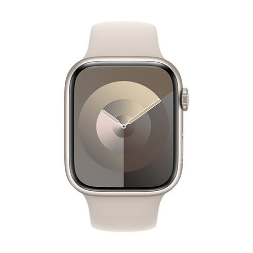 Watch Series 9 GPS 45mm Starlight Aluminum Case w/ Starlight M/L Sport Band