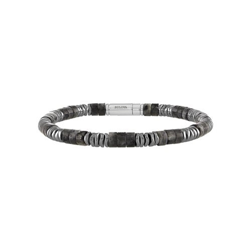 Classic Labradorite Monochromatic Bead Bracelet 8.5"