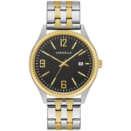 Men's Dress Two-Tone Stainless Steel Watch Box Set w/ Bracelet
