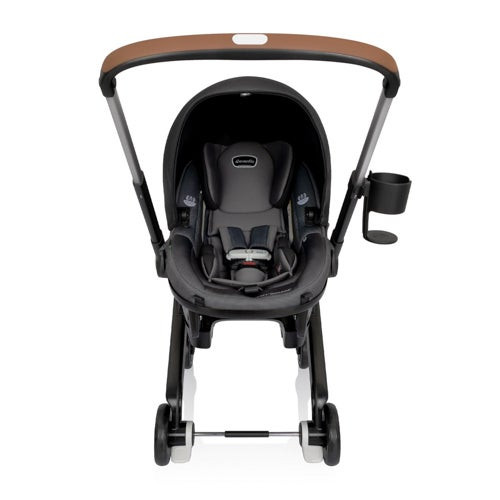 Shyft DualRide Car Seat & Stroller Combo w/ CarryAll Storage Bag Boone Gray