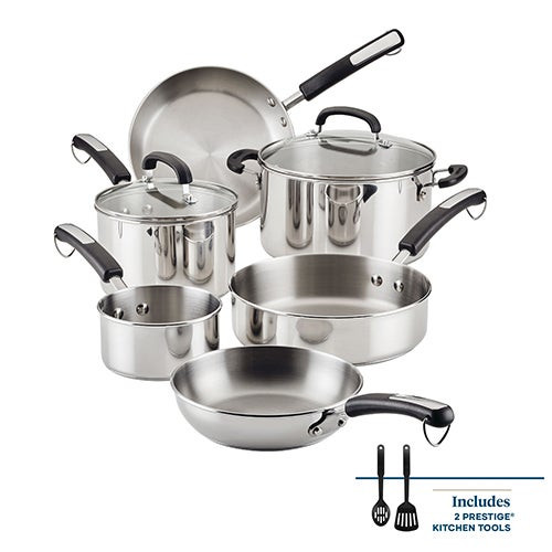 10pc Brilliance Stainless Steel Cookware Set