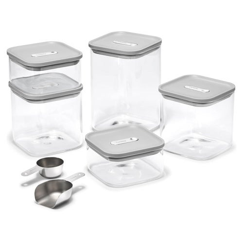 14pc Airtight Storage Container Set Gray