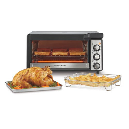 6 Slice Sure-Crisp Air Fry Oven w/ Easy-View Window