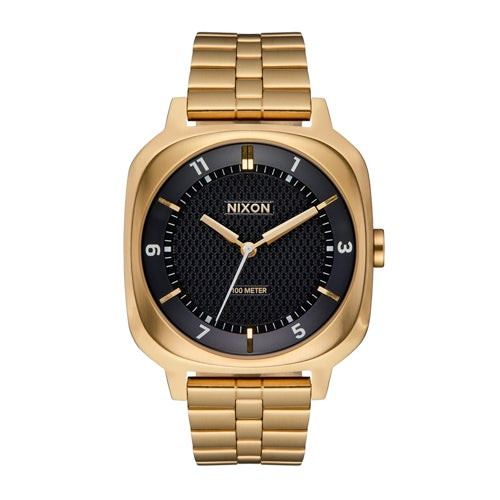 Unisex Fremont 40 Gold-Tone Stainless Steel Watch Black Dial
