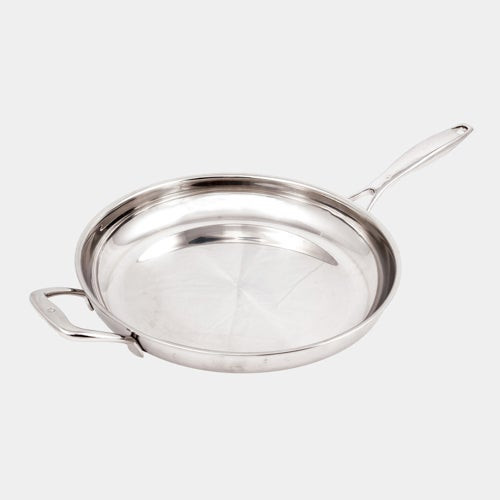 Premium Clad Stainless Steel 12.5" Fry Pan - Induction