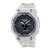 Mens G-Shock Transparent White Analog/Digital Watch Black Dial