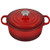 4.5qt Signature Cast Iron Round Dutch Oven Cerise