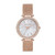 Ladies Darci Rose Gold Mesh Stainless Steel Watch Mother-of-Pearl Dial