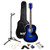 Acoustic Guitar Kit - Guitar/Stand/Tuner/Bag Blue