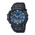 Men's GBA-900 Move Ana/Digi Black Resin Watch, Blue Dial