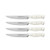Forged Accent 4pc Steak Knife Set White