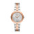 Ladies Jackie Two-Tone Stainless Steel WAtch Silver Dial