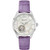 Ladies Sutton Silver & Lavender Leather Strap Watch MOP Dial