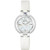 Ladies Rubaiyat Winter White Leather Strap Watch White MOP Dial