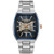 Men's Maquina Automatic Silver-Tone Stainless Steel Watch, Blue Dial