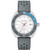 Men's Snorkel Great White Shark Gray HNBR Rubber Watch, White Dial