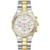 Mens Prestige Chronograph Two-Tone Stainless Steel Watch Silver Dial