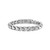 Bulova Link 10mm Silver-Tone Stainless Steel Bracelet 8"