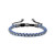Icon Silver-Tone & Blue Cord Bolo Bracelet
