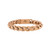 Bulova Link 8mm Rose-Tone Satin Finish Stainless Steel Bracelet 8.5"