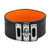 Marc Anthony Black & Orange Leather Bracelet 8"-8.5"