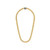 Classic 10mm Gold-Tone Curb Chain Necklace 24"