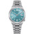 Unisex Tsuyosa Automatic Eco-Drive Silver-Tone SS Watch Ice Blue Dial