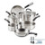 10pc Brilliance Stainless Steel Cookware Set