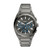 Mens Everett Chronograph Smoke Stainless Steel Watch Gray Dial