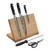 Compass Damascas 6pc Knife Set w/ Magnetic Easel