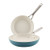 2pc Hard Anodized Ceramic Induction  Frying Pan Set Agave Blue