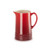 1.6qt Signature Stoneware Pitcher Cerise